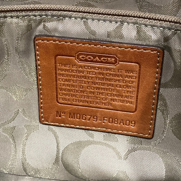 Leather Coach bag - Picture 5 of 8